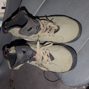 Air Jordan retro 6X Travis Scott green